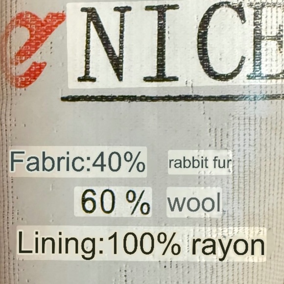 Wool Coat with Rabbit Fur Trim - Picture 12 of 12